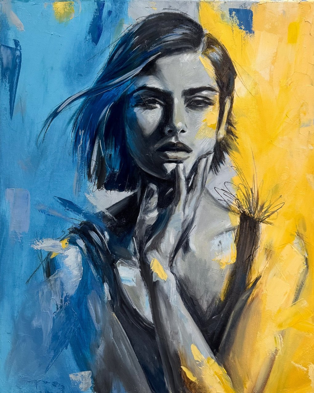 Blue and Yellow