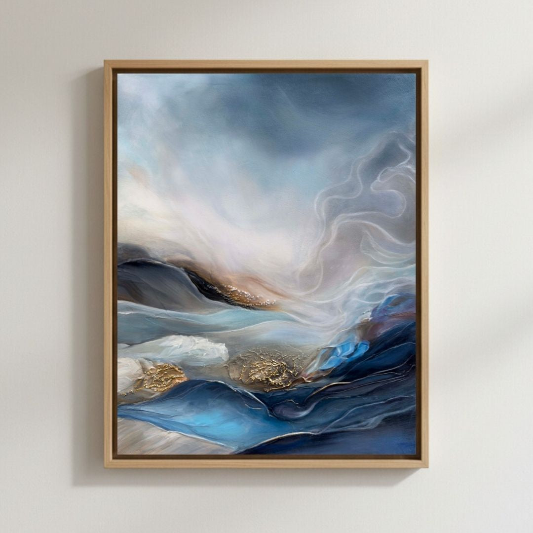 "Blue Zircon" - Canvas