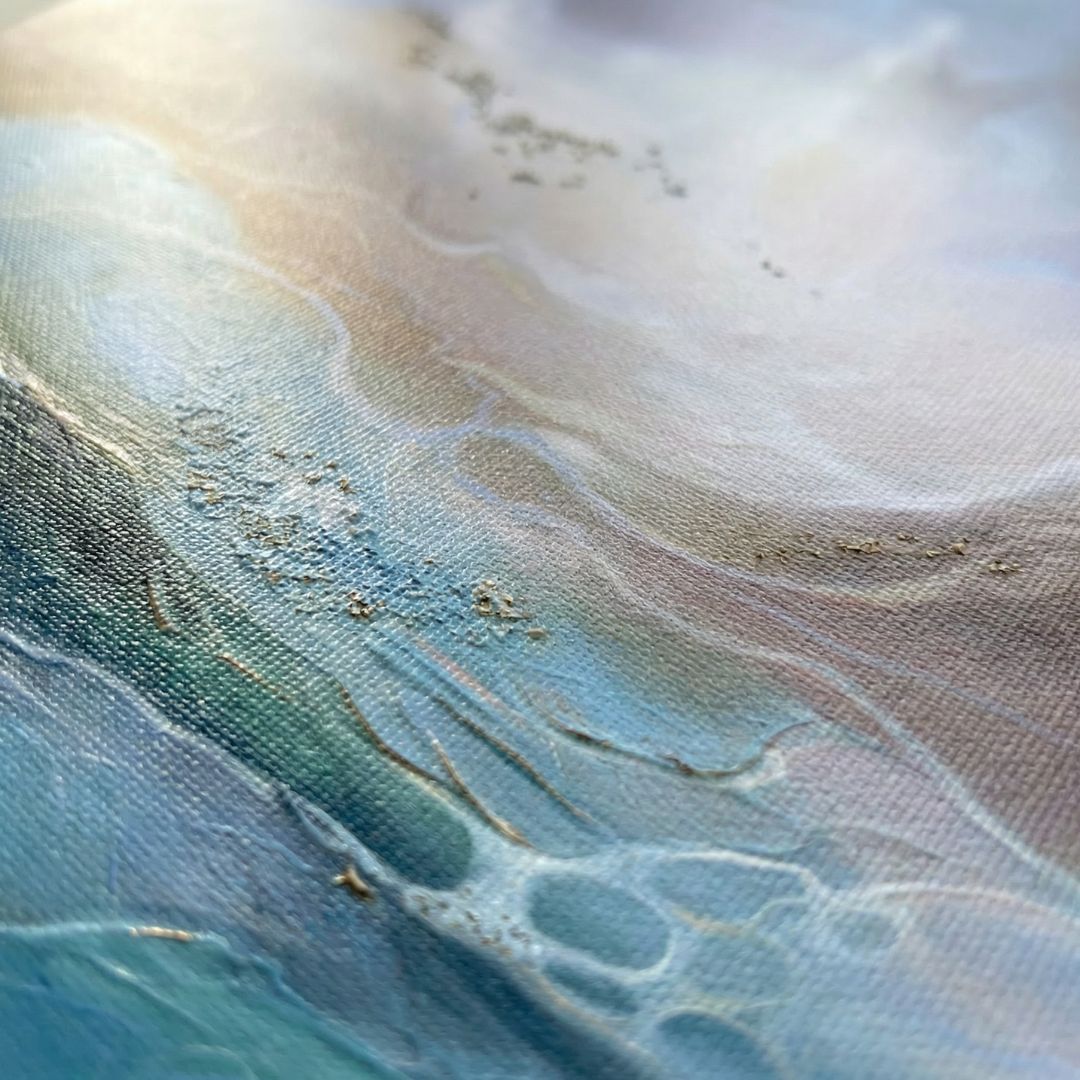 "Aquamarine" - Canvas