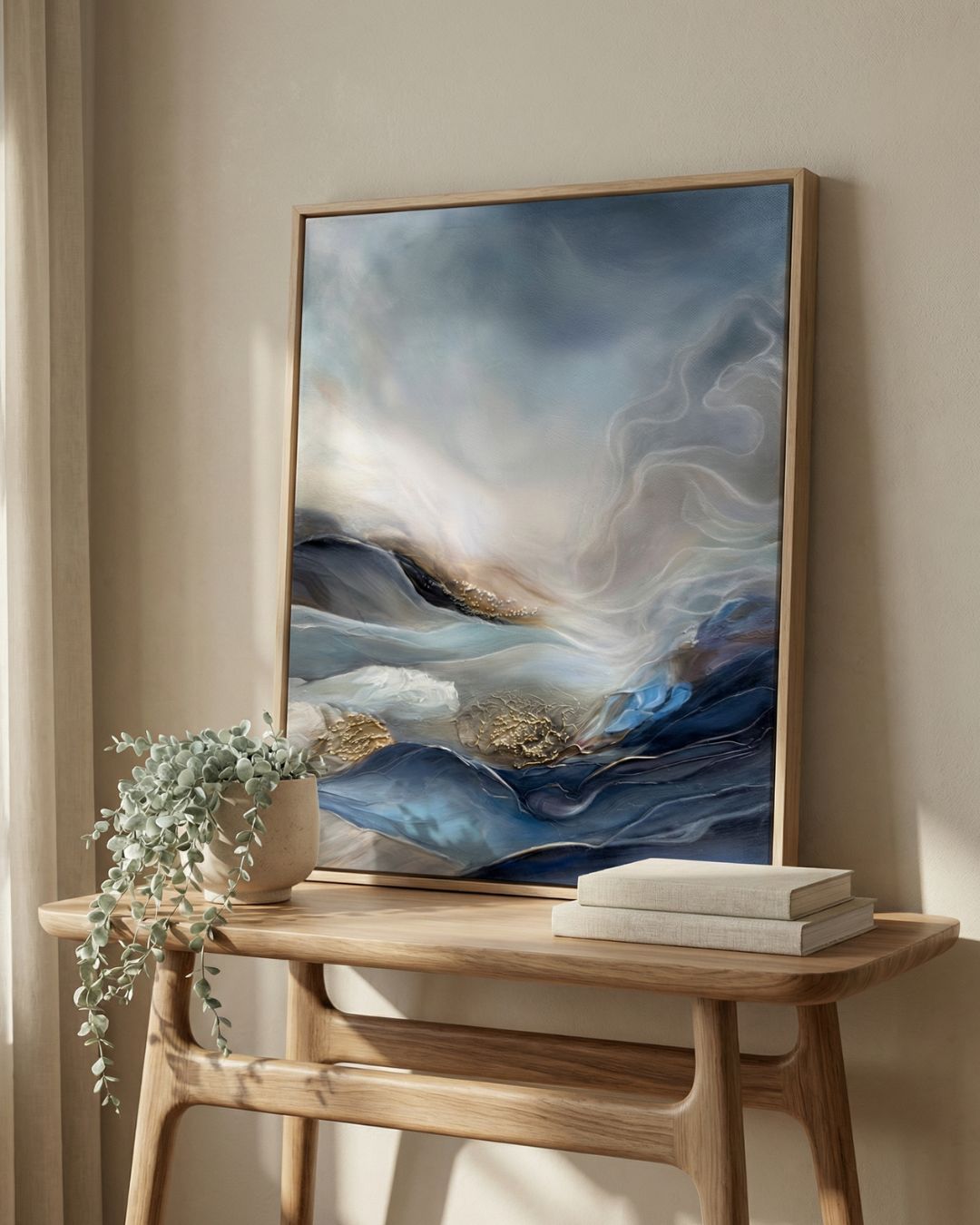 "Blue Zircon" - Canvas